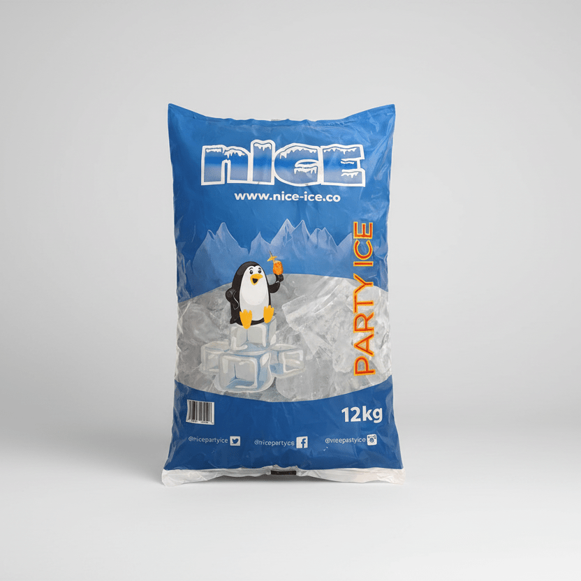 Cube Ice Jumbo Bag 12 kg - NICE ICE
