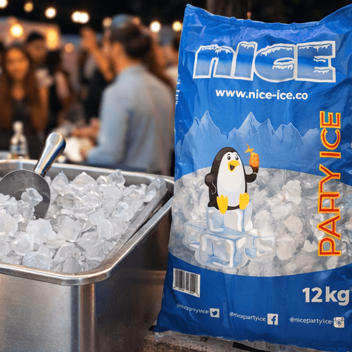 Cube Ice Jumbo Bag 12 kg - NICE ICE