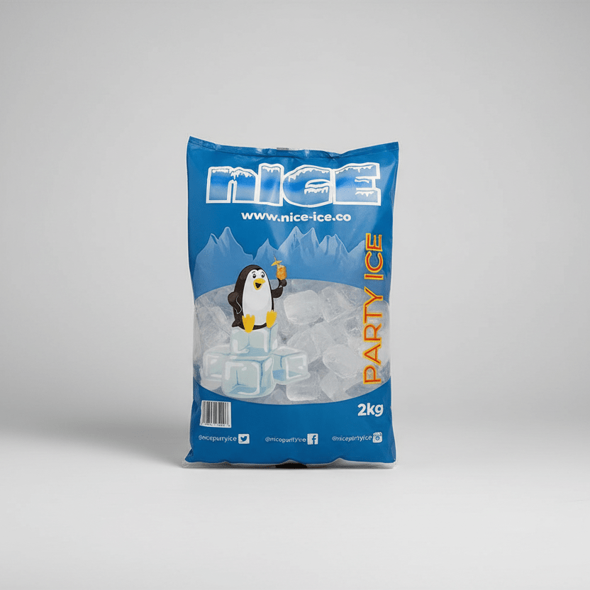 Cube Ice Retail Bag 2kg x 6 - NICE ICE